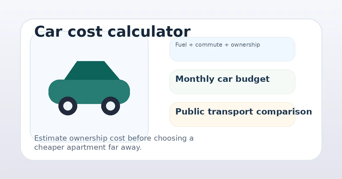 Car cost calculator