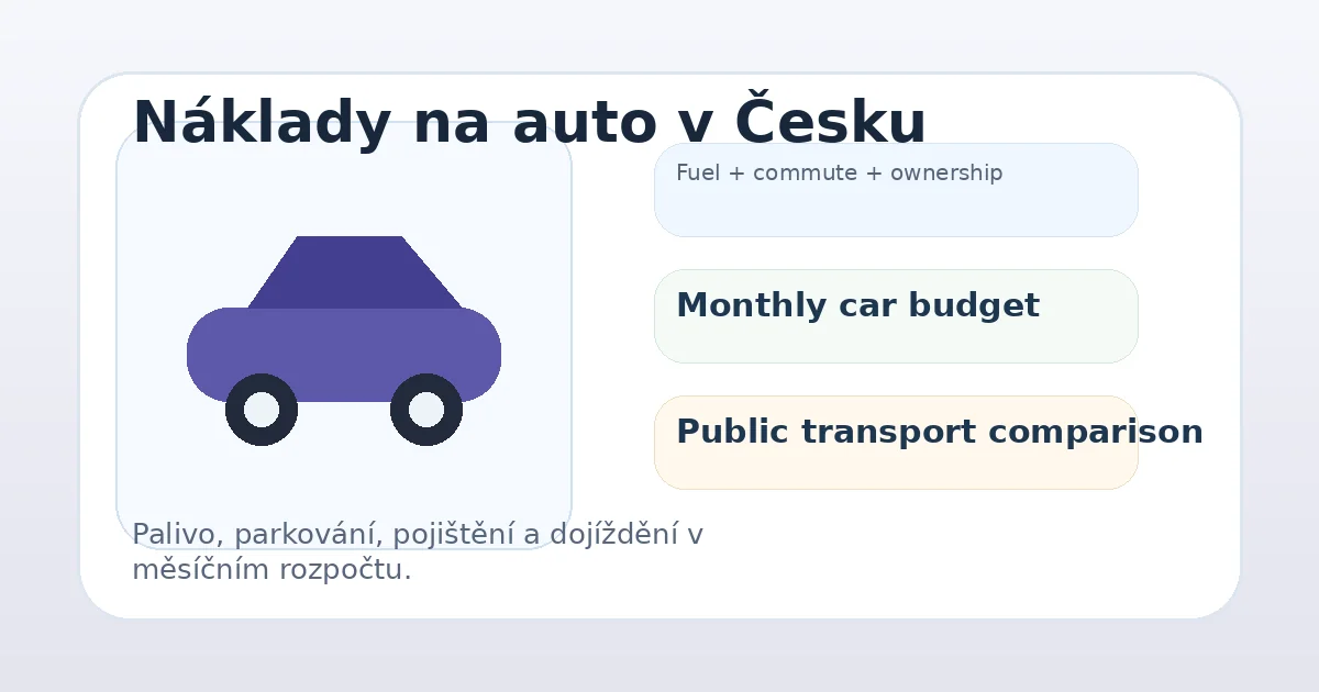 Náklady na auto v Česku