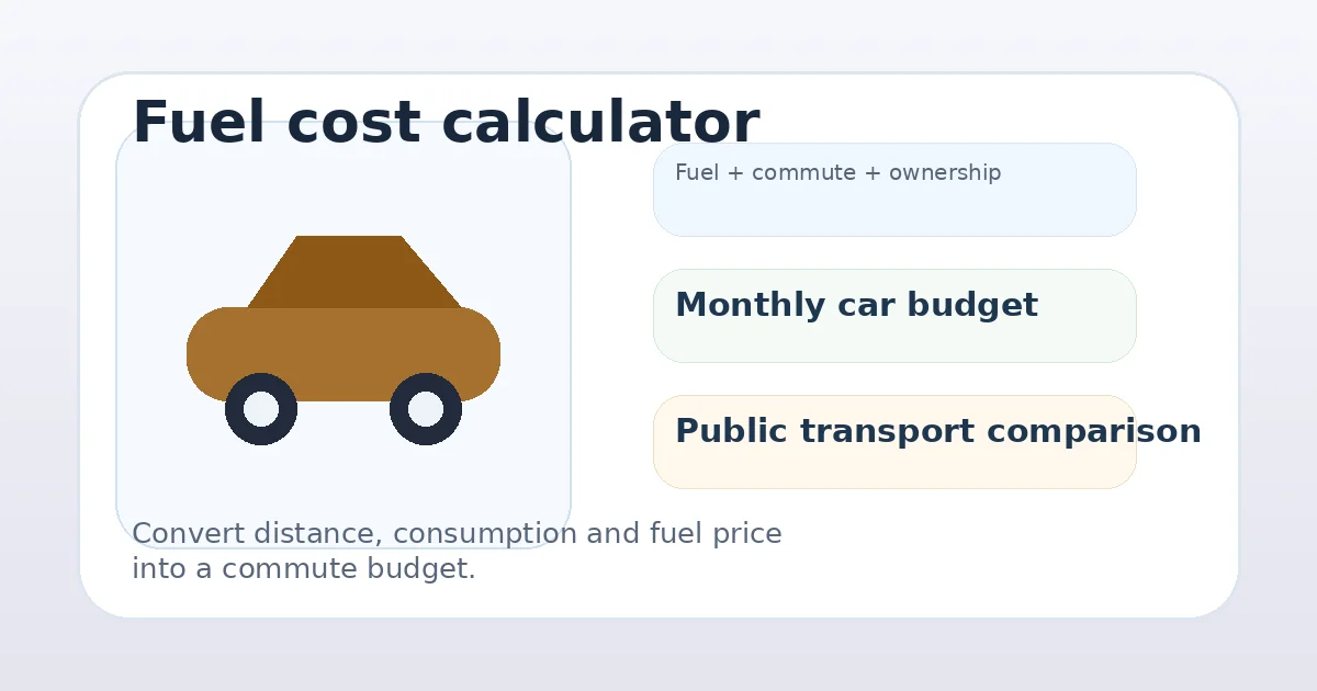 Fuel cost calculator