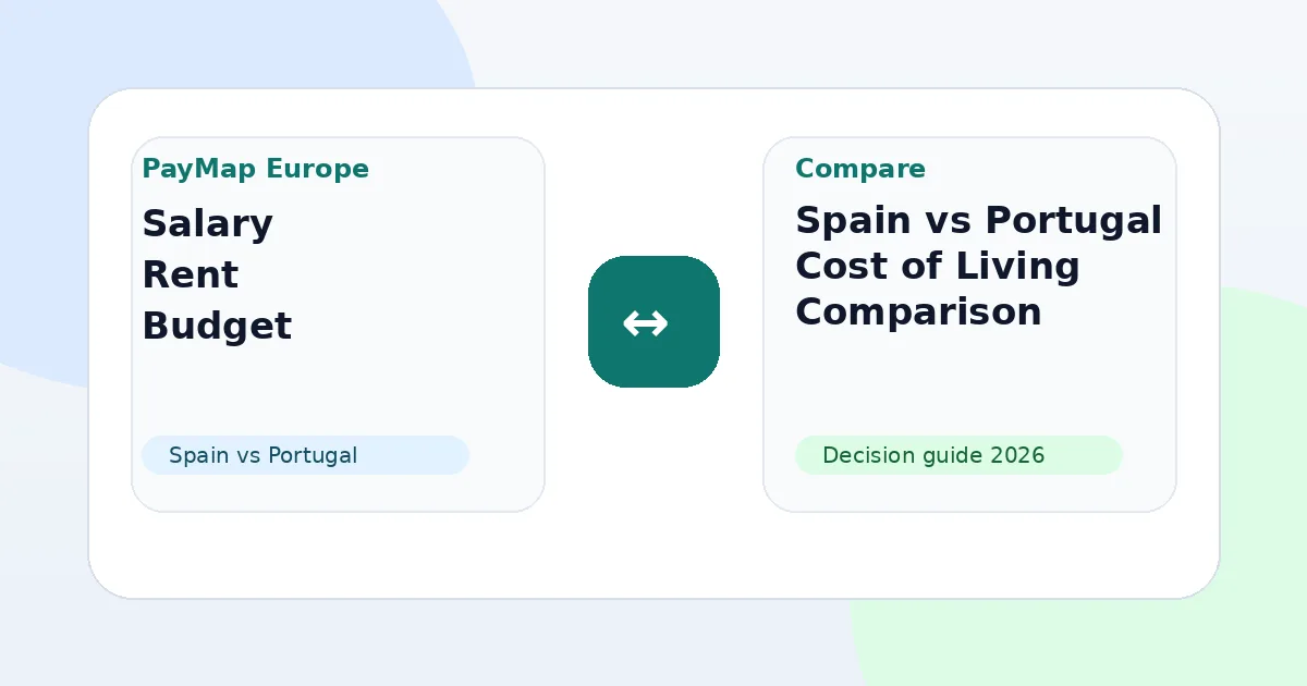 Spain vs Portugal Cost of Living Comparison