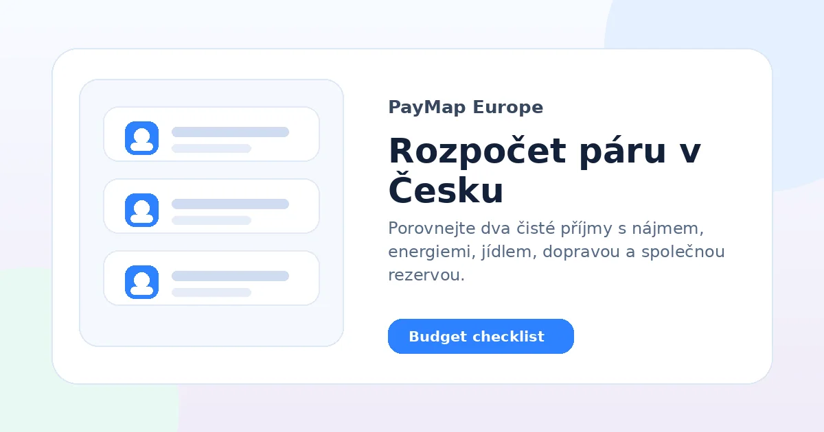 Rozpočet páru v Česku