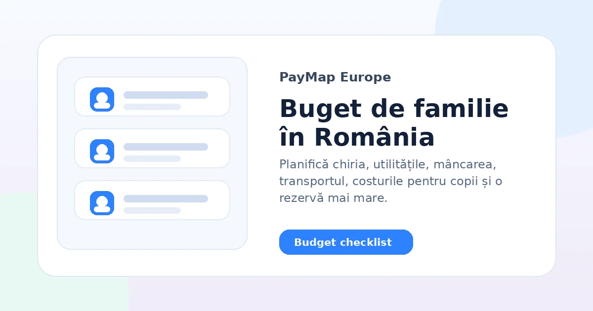 Buget de familie în România