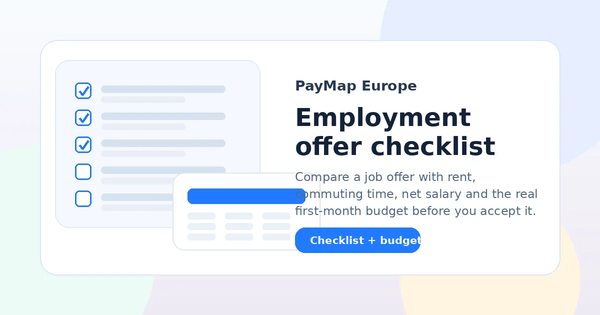 Employment offer checklist